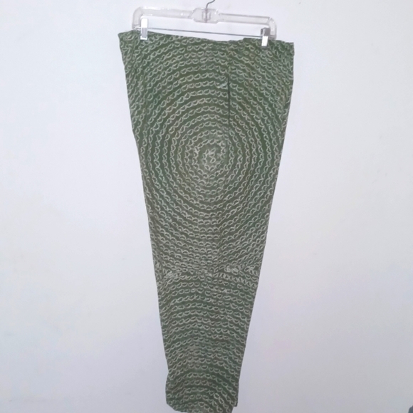 AFRICAN Wear Olive Green and Cream Set: Shirt with Pants [Unisex], XXL - Picture 6 of 7